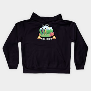 Hiking Friends Kids Hoodie